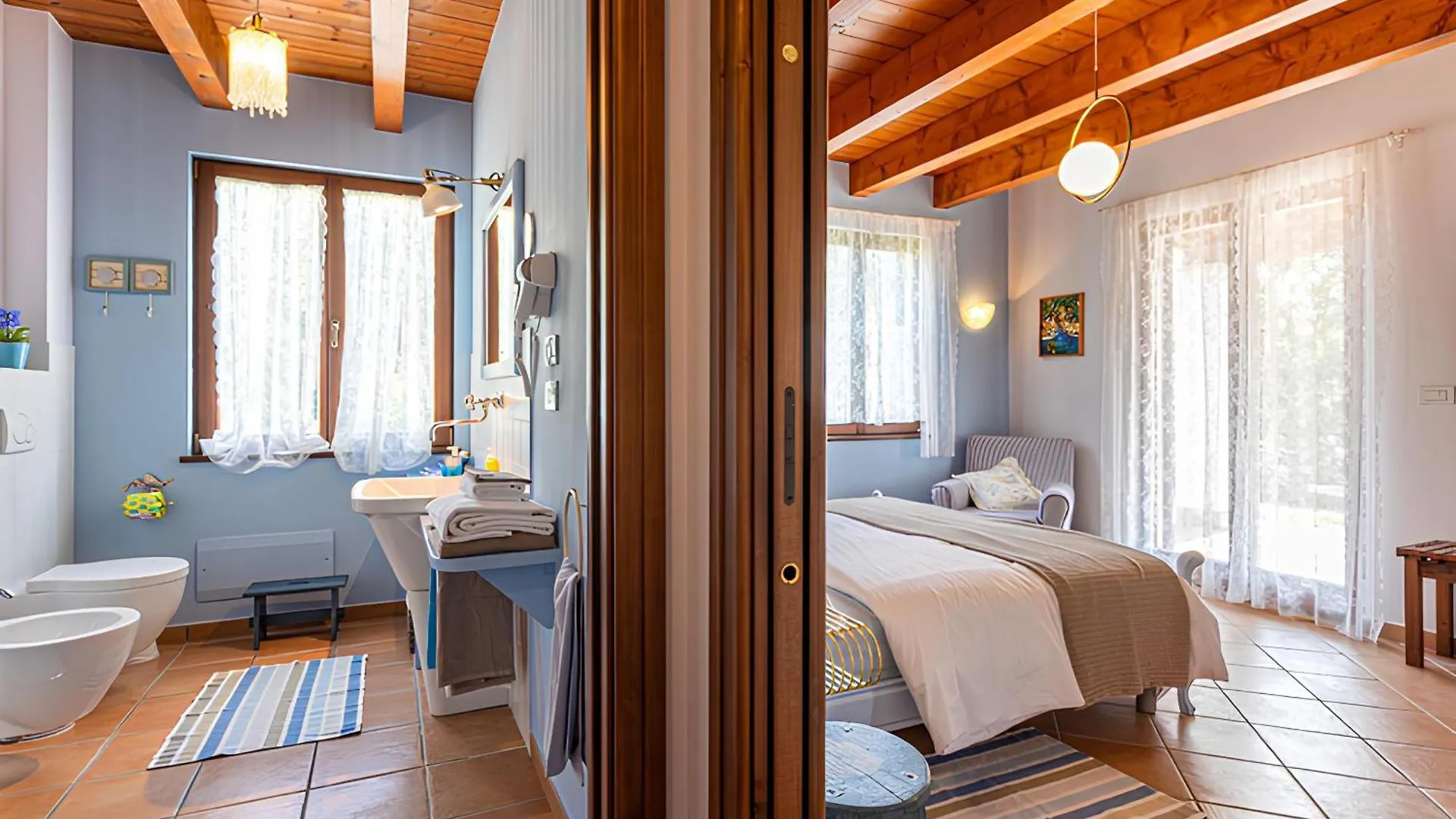 Villa Il Laghello Wood House à Framura Séjour à la ferme